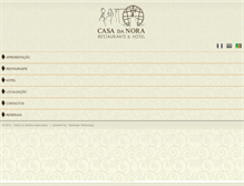 Tablet Screenshot of casadanora.com